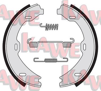 Kawe 08880 - Bremžu loku kompl., Stāvbremze www.autospares.lv