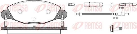 Kawe 0827 04 - Bremžu uzliku kompl., Disku bremzes autospares.lv