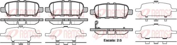 Kawe 0876 41 - Brake Pad Set, disc brake www.autospares.lv