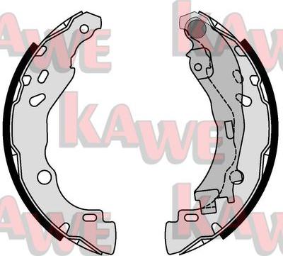 Kawe 08700 - Brake Shoe Set www.autospares.lv