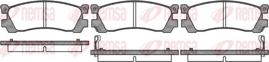 Kawe 0399 12 - Bremžu uzliku kompl., Disku bremzes www.autospares.lv