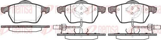 Kawe 0390 52 - Тормозные колодки, дисковые, комплект www.autospares.lv