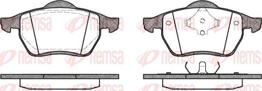 Kawe 0390 00 - Brake Pad Set, disc brake www.autospares.lv