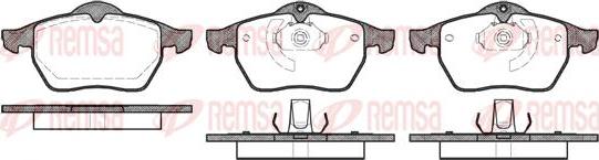 Kawe 0390 10 - Brake Pad Set, disc brake www.autospares.lv