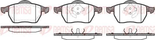 Kawe 0390 20 - Brake Pad Set, disc brake www.autospares.lv