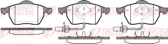 Kawe 0390 22 - Тормозные колодки, дисковые, комплект www.autospares.lv