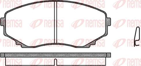 Kawe 0397 00 - Тормозные колодки, дисковые, комплект www.autospares.lv