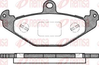 Kawe 0345 20 - Bremžu uzliku kompl., Disku bremzes www.autospares.lv