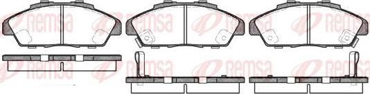 Kawe 0341 02 - Brake Pad Set, disc brake www.autospares.lv