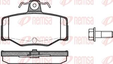 Kawe 0343 00 - Тормозные колодки, дисковые, комплект www.autospares.lv