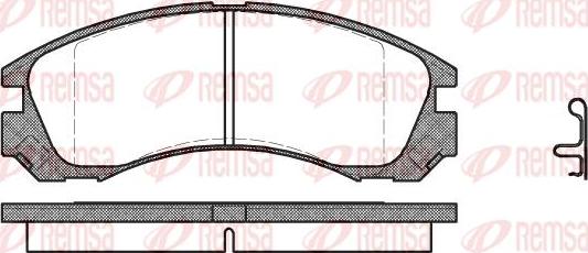 Kawe 0354 22 - Bremžu uzliku kompl., Disku bremzes www.autospares.lv