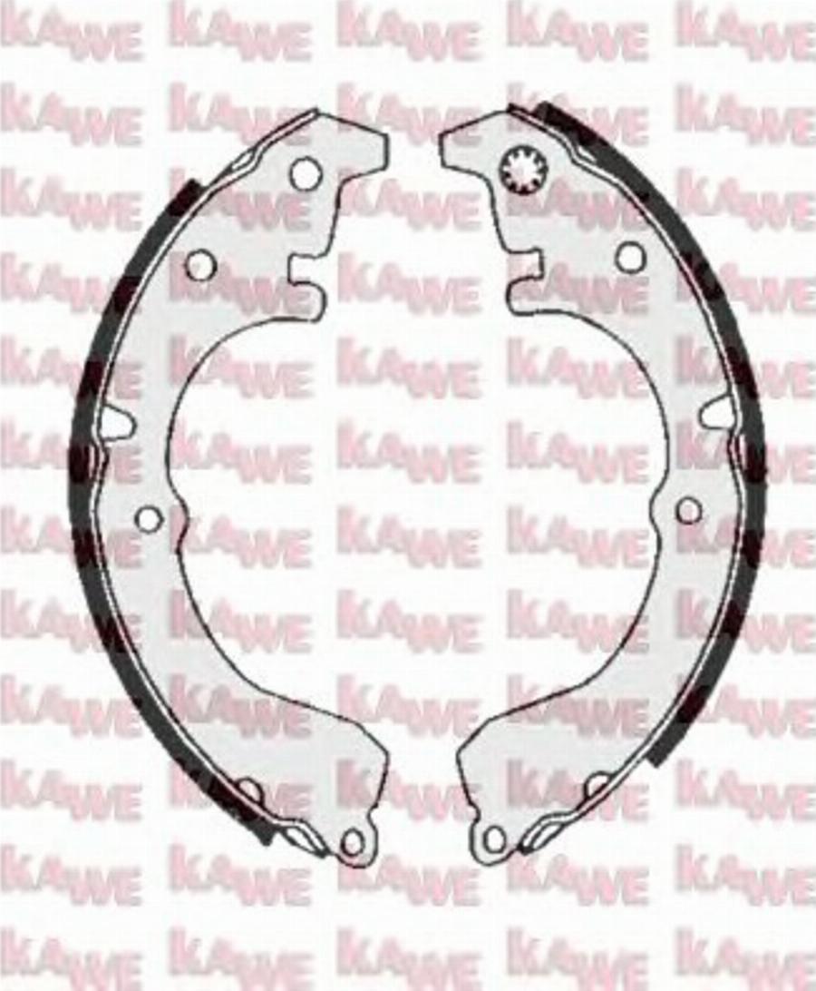 Kawe 03500 - Bremžu loku komplekts www.autospares.lv