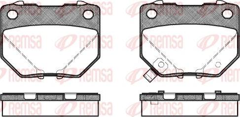 Kawe 0365 21 - Brake Pad Set, disc brake www.autospares.lv