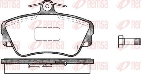 Kawe 0309 10 - Bremžu uzliku kompl., Disku bremzes www.autospares.lv