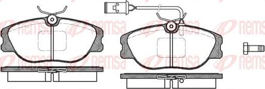 Kawe 0305 02 - Brake Pad Set, disc brake www.autospares.lv