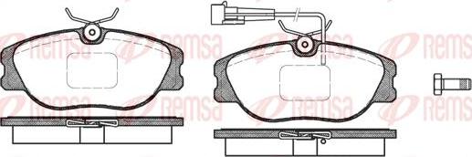 Kawe 0305 31 - Тормозные колодки, дисковые, комплект www.autospares.lv