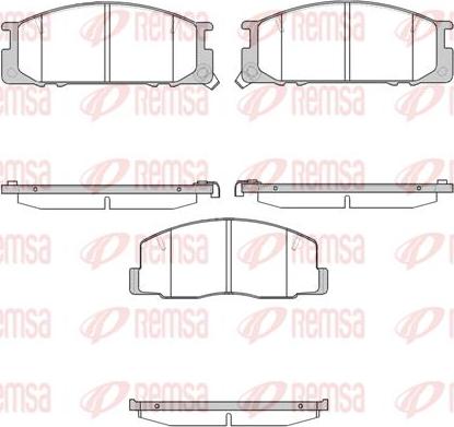 Kawe 0306 12 - Brake Pad Set, disc brake www.autospares.lv