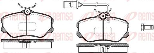 Kawe 0303 12 - Тормозные колодки, дисковые, комплект www.autospares.lv