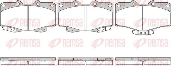 Kawe 0315 04 - Brake Pad Set, disc brake www.autospares.lv