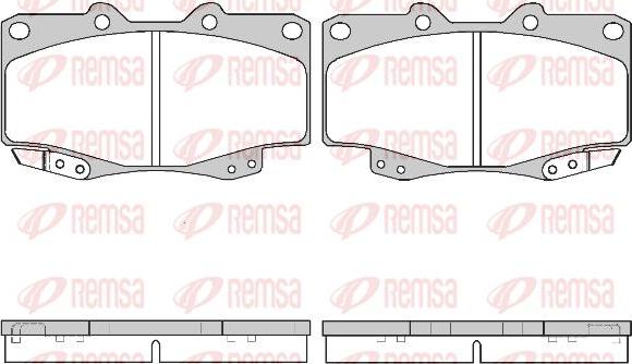 Kawe 0315 22 - Brake Pad Set, disc brake www.autospares.lv