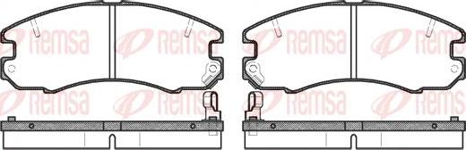 Kawe 0316 04 - Bremžu uzliku kompl., Disku bremzes www.autospares.lv