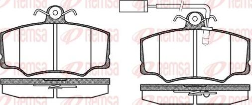 Kawe 0312 02 - Bremžu uzliku kompl., Disku bremzes www.autospares.lv