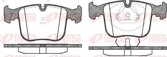 Kawe 0380 00 - Brake Pad Set, disc brake www.autospares.lv