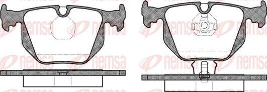 Kawe 0381 00 - Brake Pad Set, disc brake www.autospares.lv