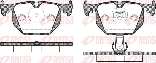 Kawe 0381 20 - Brake Pad Set, disc brake www.autospares.lv