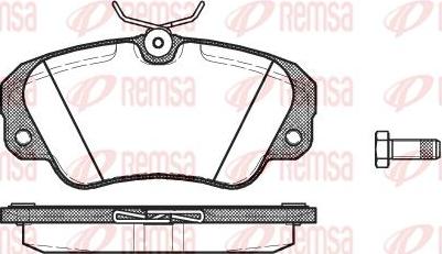 Kawe 0382 00 - Brake Pad Set, disc brake www.autospares.lv