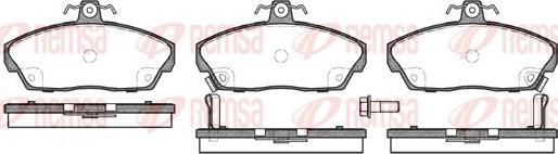 Kawe 0337 02 - Тормозные колодки, дисковые, комплект www.autospares.lv