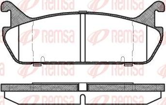 Kawe 0329 00 - Тормозные колодки, дисковые, комплект www.autospares.lv