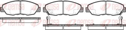 Kawe 0324 02 - Brake Pad Set, disc brake www.autospares.lv