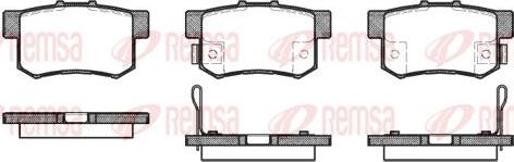 Kawe 0325 12 - Brake Pad Set, disc brake www.autospares.lv