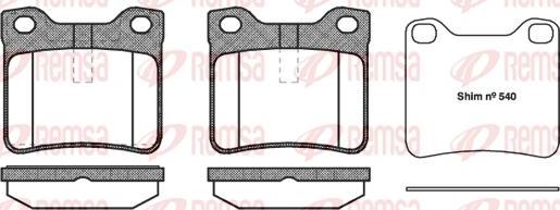 Kawe 0321 10 - Bremžu uzliku kompl., Disku bremzes www.autospares.lv