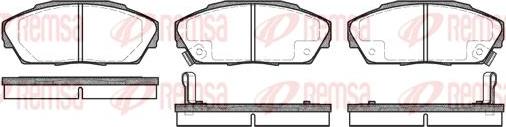 Kawe 0323 02 - Brake Pad Set, disc brake www.autospares.lv