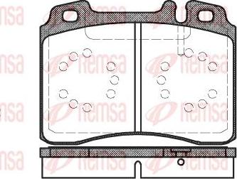 Kawe 0379 00 - Bremžu uzliku kompl., Disku bremzes www.autospares.lv