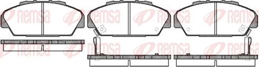 Kawe 0371 02 - Brake Pad Set, disc brake www.autospares.lv