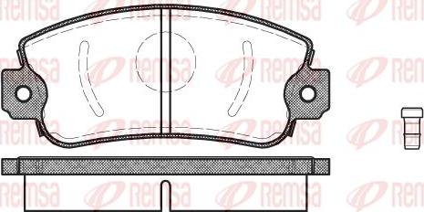 Kawe 0372 02 - Bremžu uzliku kompl., Disku bremzes autospares.lv