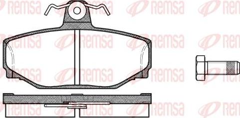 Kawe 0297 00 - Bremžu uzliku kompl., Disku bremzes www.autospares.lv