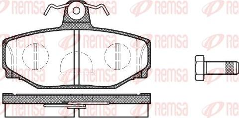 Kawe 0297 10 - Bremžu uzliku kompl., Disku bremzes www.autospares.lv