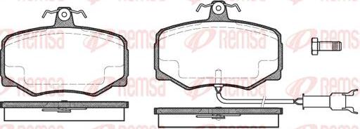 Kawe 0246 12 - Bremžu uzliku kompl., Disku bremzes www.autospares.lv