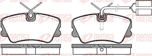 Kawe 0259 02 - Bremžu uzliku kompl., Disku bremzes www.autospares.lv