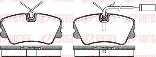 Kawe 0259 12 - Bremžu uzliku kompl., Disku bremzes www.autospares.lv