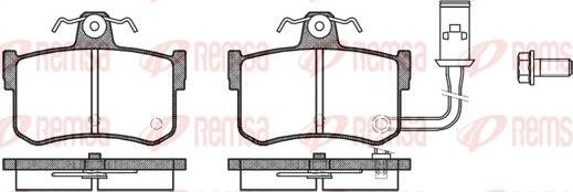 Kawe 0251 01 - Brake Pad Set, disc brake www.autospares.lv