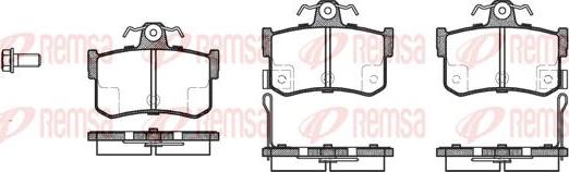 Kawe 0251 12 - Bremžu uzliku kompl., Disku bremzes www.autospares.lv