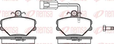 Kawe 0264 42 - Bremžu uzliku kompl., Disku bremzes www.autospares.lv