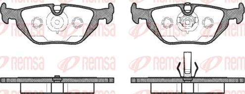 Kawe 0265 50 - Bremžu uzliku kompl., Disku bremzes www.autospares.lv