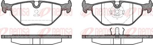 Kawe 0265 00 - Brake Pad Set, disc brake www.autospares.lv