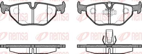 Kawe 0265 15 - Brake Pad Set, disc brake www.autospares.lv